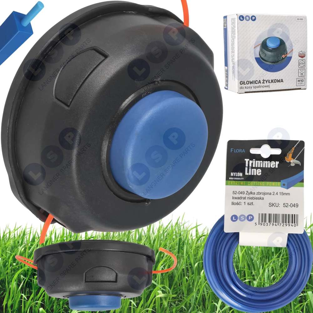 Strunová hlava s vlascom Husqvarna T25 M10 + vlasec 2,4 mm
